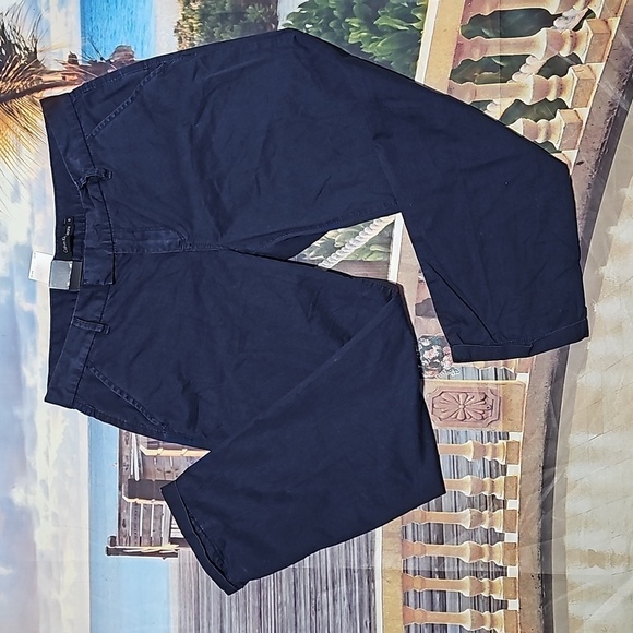 Calvin‎ Klein Blue Capri Pants Size 10 NWT - Picture 1 of 5